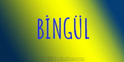 BİNGÜL