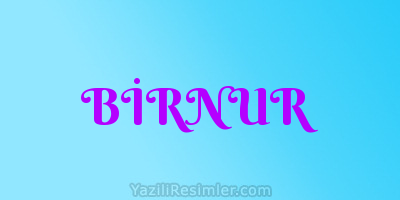 BİRNUR