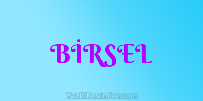 BİRSEL