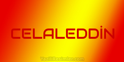 CELALEDDİN