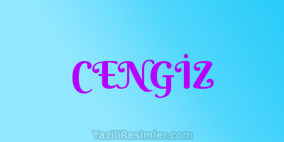 CENGİZ