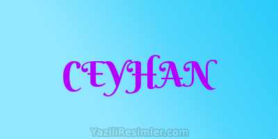 CEYHAN