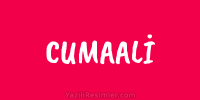 CUMAALİ