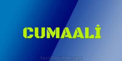 CUMAALİ