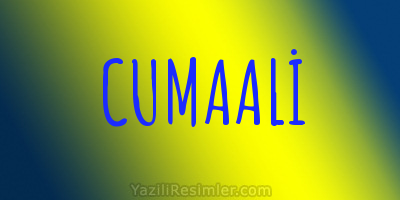 CUMAALİ