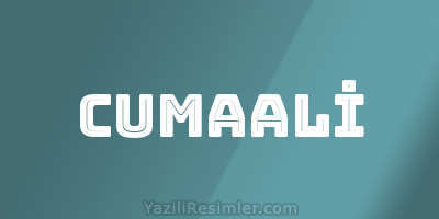 CUMAALİ