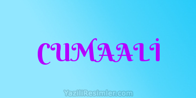 CUMAALİ