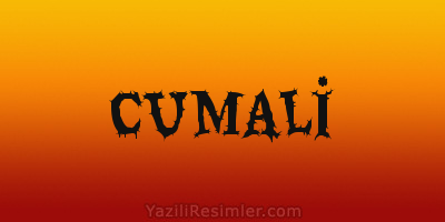 CUMALİ