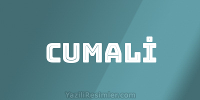 CUMALİ