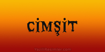 CİMŞİT