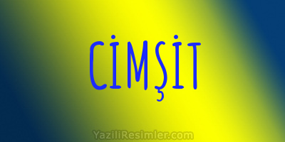 CİMŞİT