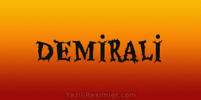 DEMİRALİ