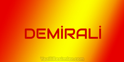 DEMİRALİ