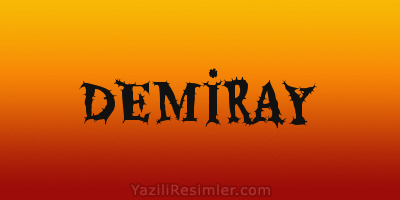 DEMİRAY