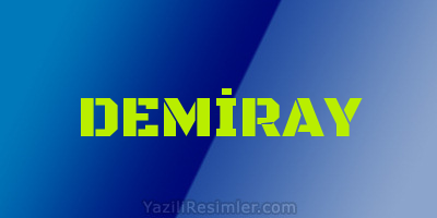 DEMİRAY