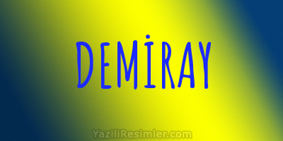 DEMİRAY