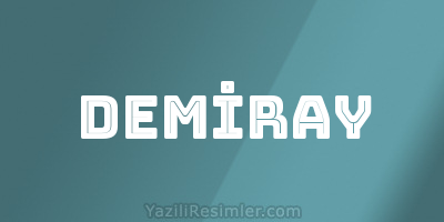 DEMİRAY