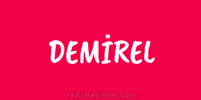 DEMİREL