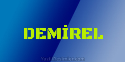 DEMİREL