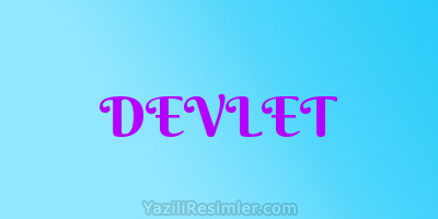 DEVLET