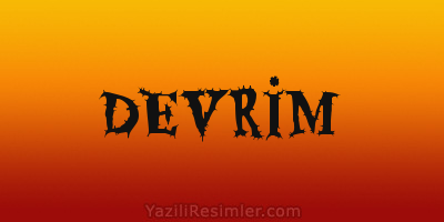 DEVRİM