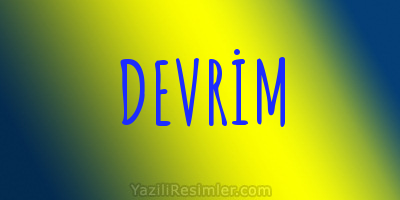 DEVRİM