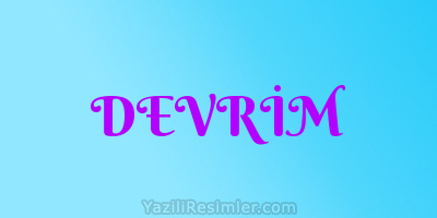 DEVRİM