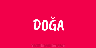 DOĞA