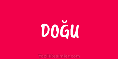 DOĞU