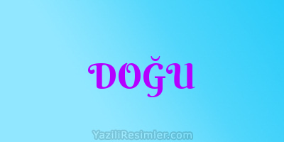 DOĞU