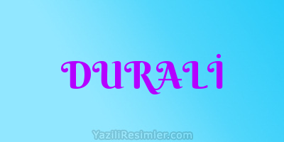 DURALİ