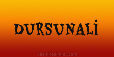 DURSUNALİ