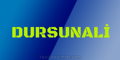 DURSUNALİ