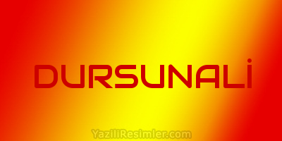 DURSUNALİ