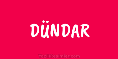 DÜNDAR