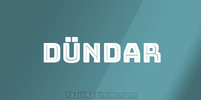 DÜNDAR