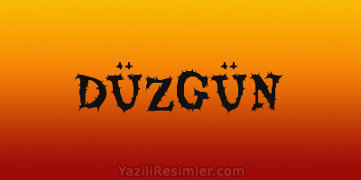 DÜZGÜN