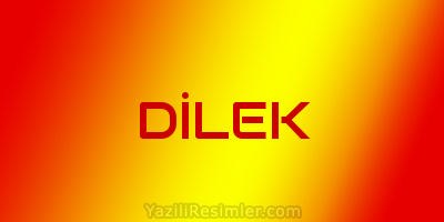 DİLEK