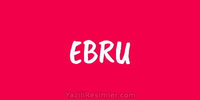 EBRU