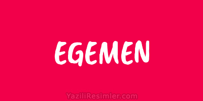 EGEMEN