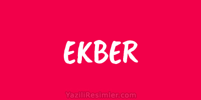 EKBER