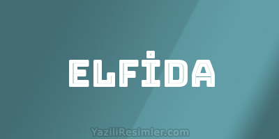 ELFİDA