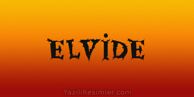 ELVİDE