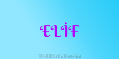 ELİF