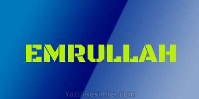 EMRULLAH