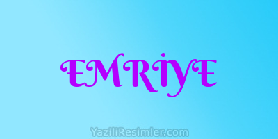 EMRİYE