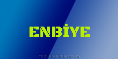 ENBİYE