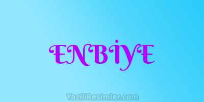 ENBİYE