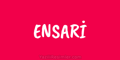 ENSARİ