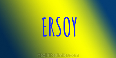 ERSOY
